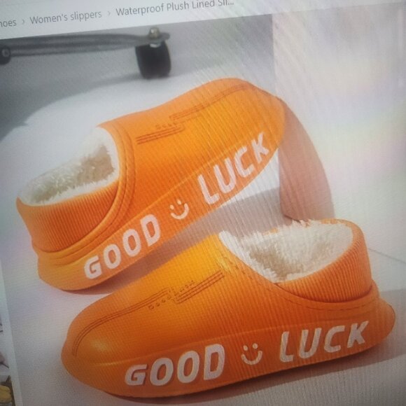 PLUSH SLIPPERS - Picture 1 of 2
